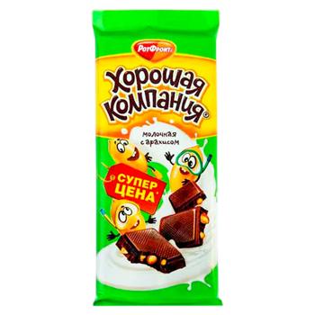 Ciocolata cu lapte Rot Front Horosaia Compania arahide 80g - cumpărați, prețuri pentru BONUS - foto 1
