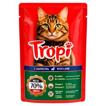 Hrana p/u pisici Tropi miel 100g - cumpărați, prețuri pentru BONUS - foto 1