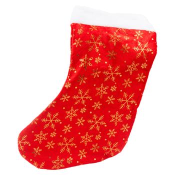 Носок новогодний блестящий - купить, цены на BONUS - фото 1