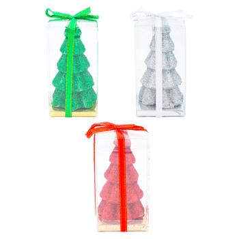 Свеча декоративная елка 10*5,5см - купить, цены на BONUS - фото 1