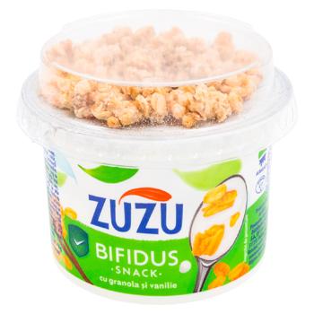 Iaurt Zuzu Bifidus cu granola si vanilie 168g - cumpărați, prețuri pentru BONUS - foto 1