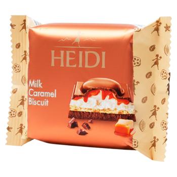Шоколад Heidi карамель/печенье 55г - купить, цены на BONUS - фото 3