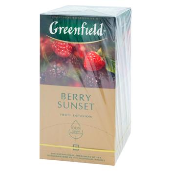 Чай фруктовый Greenfield Berry Sunset 2г*25шт - купить, цены на BONUS - фото 1