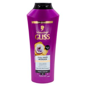 Шампунь Gliss Full Hair Wonder 400мл - купить, цены на BONUS - фото 1