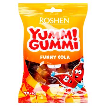 Bomboana gumate Roshen Yummi Gummi Funny Cola 70g - cumpărați, prețuri pentru BONUS - foto 1