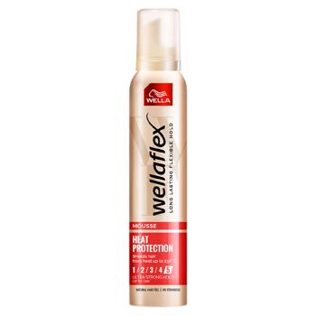 Mousse WellaFlex heat protect u/str 5 200ml - купить, цены на BONUS - фото 1