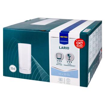 Pahar Metro Professional Lario 12buc 330ml - cumpărați, prețuri pentru METRO - foto 1