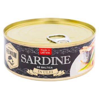 Sardina de baltica Natural Premium in ulei 240g - cumpărați, prețuri pentru BONUS - foto 1