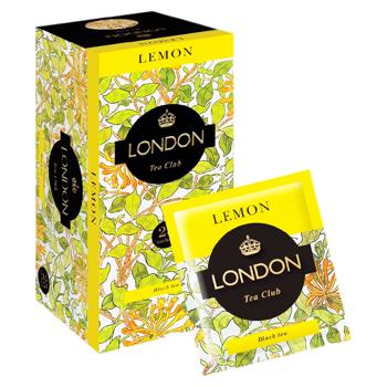 Чай черный London Lemon в пакетиках 2г*25шт - купить, цены на BONUS - фото 1