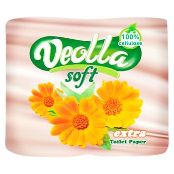 Hartie igienica Veolla Soft Extra 3str. 4buc - cumpărați, prețuri pentru BONUS - foto 1