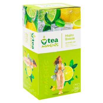 Ceai verde Tea Moments Mojito Breeze in plicuri 1.6g*22buc - cumpărați, prețuri pentru BONUS - foto 4