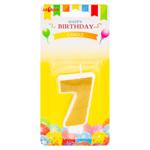 Luminare torta cifra 7 aur