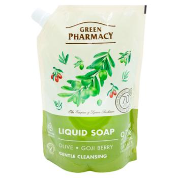 Sapun lichid rez. Green Pharmacy Z.A. 460 ml Olive - cumpărați, prețuri pentru BONUS - foto 1