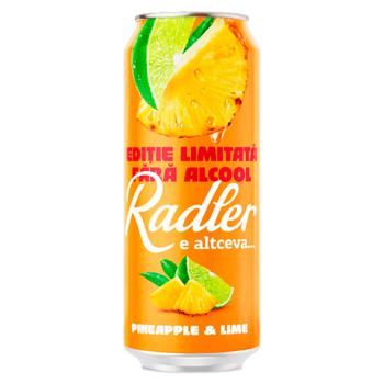 Bere Radler PineApple&Lime fara alcoholic 0.5l - cumpărați, prețuri pentru BONUS - foto 1