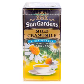 Чай травяной Sun Gardens Mild Chamomile в пакетиках 1,7г*25шт - купить, цены на BONUS - фото 2