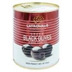 Маслины Latrovalis  Extra Jumbo с косточкой 810г