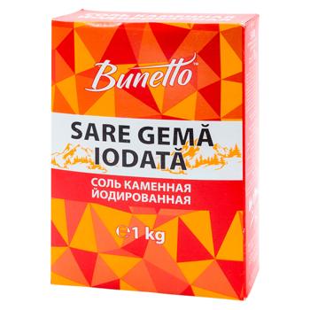 Sare Bunetto de rocă iodată 1kg - cumpărați, prețuri pentru BONUS - foto 1