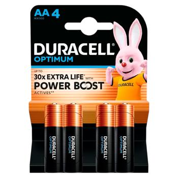 Батарейки Duracell Turbo AA MN1500 K4 4шт - купить, цены на METRO - фото 1