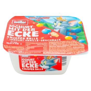Iaurt Muller Tom&Jerry Bilute colorate ciocolate 140g - cumpărați, prețuri pentru BONUS - foto 3