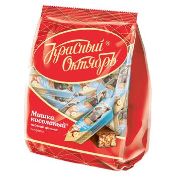 Bomb. Krasnii Okteabri Misca cosolapii cu miere 200g - купить, цены на BONUS - фото 1