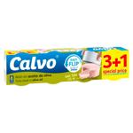 Ton in ulei de olive Calvo 65g*3+1buc