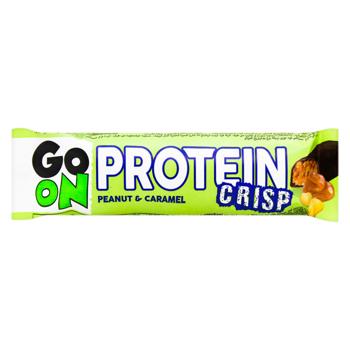 Batonas Go On Protein Crisp arahide/caramel 50g - cumpărați, prețuri pentru BONUS - foto 1
