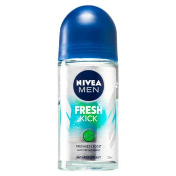 Deodorant roll-on Nivea Men Fresh Kick 50ml - cumpărați, prețuri pentru BONUS - foto 1