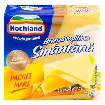 Сыр плавленый Hochland Сметана ломтики 280г - купить, цены на METRO - фото 1
