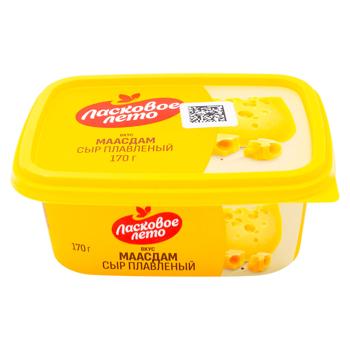 Cыр плавленый Ласковое Лето Маасдам 45% 170г - купить, цены на BONUS - фото 2