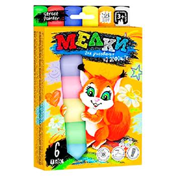 Creta p/u desen pe asfalt Mega 6buc - купить, цены на BONUS - фото 1
