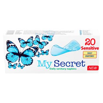 Absorbante zilnice My Secret Sensitive Panty 20buc - cumpărați, prețuri pentru BONUS - foto 1