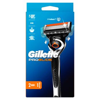 Станок для бритья Gillette Fusion ProGlide Flex + 2 картриджа - купить, цены на BONUS - фото 1