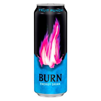 Энергетический напиток Burn Fruit Punch 250мл - купить, цены на METRO - фото 1