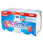 Iaurt de baut  Actimel Danone Capsuni 100g*8buc