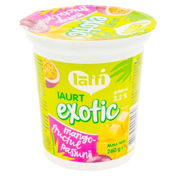 Йогурт Latti манго/маракуйя 2,2% 260г - купить, цены на BONUS - фото 1
