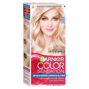 Vopsea pentru par Garnier Sensation 111 Blond ultra argintiu - cumpărați, prețuri pentru BONUS - foto 1