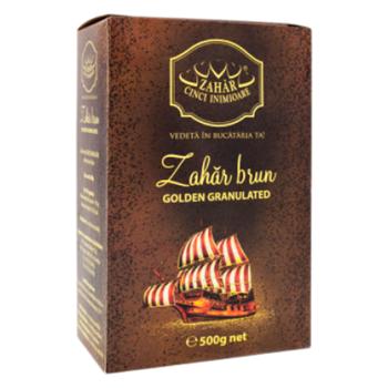 Cахар коричневый Cinci Inimioare Golden Granul 500г - купить, цены на BONUS - фото 1