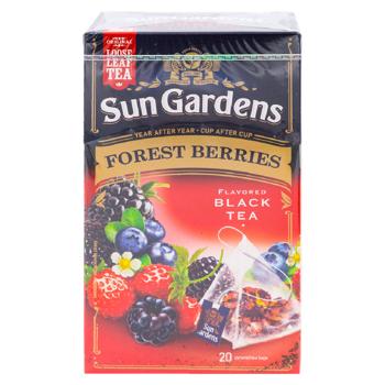 Ceai negru Sun Gardens Fructe de pădure in plicuri 2.5g*20buc - cumpărați, prețuri pentru BONUS - foto 3