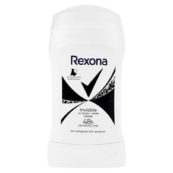 Deodorant stick Rexona Invisible Black&White 50ml - cumpărați, prețuri pentru BONUS - foto 1