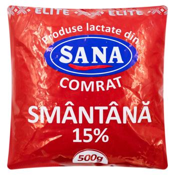 Smantana Sana 15% 500g - cumpărați, prețuri pentru BONUS - foto 1