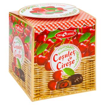 Шоколадные конфеты Bucuria Cosulet cu cirese 200г - купить, цены на BONUS - фото 3
