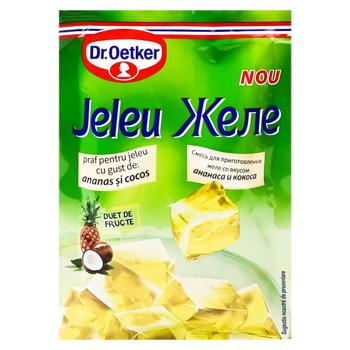 Желе Dr.Oetker ананас-кокос 90г - купить, цены на BONUS - фото 1