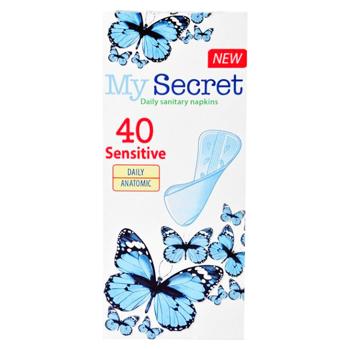 Absorbante zilnice My Secret Sensitive Daily 40buc - cumpărați, prețuri pentru BONUS - foto 1