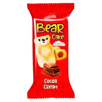Pandispan Vanelli Bear Cake umplere de cocoa 40g - cumpărați, prețuri pentru BONUS - foto 1