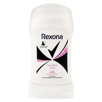 Deodorant stick Rexona Invisible Pure 50ml - cumpărați, prețuri pentru BONUS - foto 1