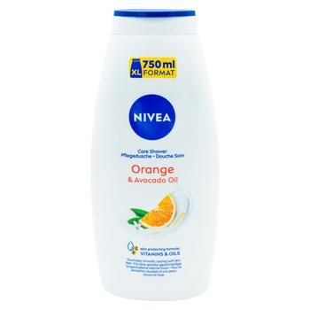Гель для душа Nivea Care&Orange 750мл - купить, цены на BONUS - фото 1