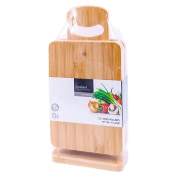 Tocătoare Excellent Houseware cu suport 22*15cm 6buc - cumpărați, prețuri pentru METRO - foto 1