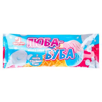 Мороженное Ласунка Люба-буба в рожке 70г - купить, цены на BONUS - фото 1