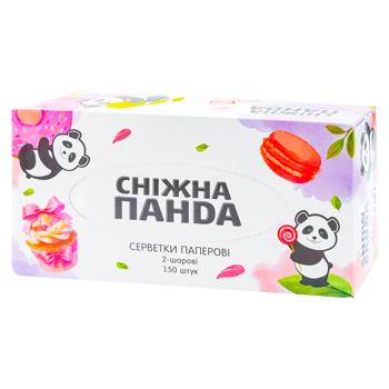 Servetele Snizhna Panda 2 straturi 150buc cutie - cumpărați, prețuri pentru BONUS - foto 4