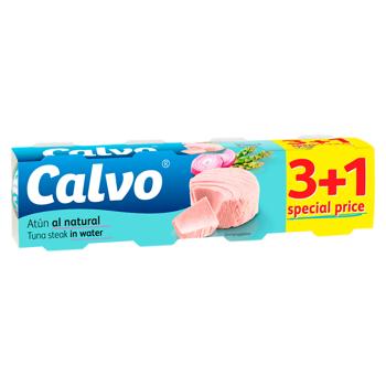 Ton in suc propriu Calvo 80g*3+1buc - cumpărați, prețuri pentru BONUS - foto 1